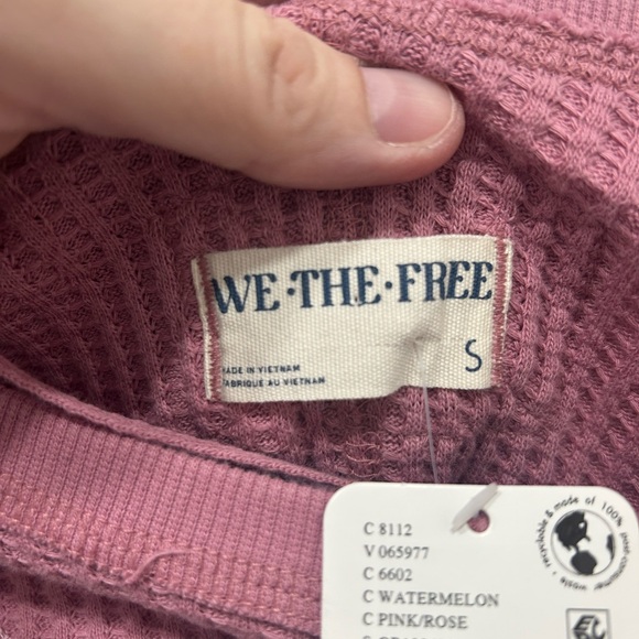 Free People We The Free Lucky Locket Tee Watermelon Womens Size Small NWT - Picture 4 of 7